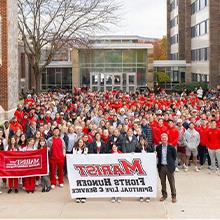 image of marist hunger walk